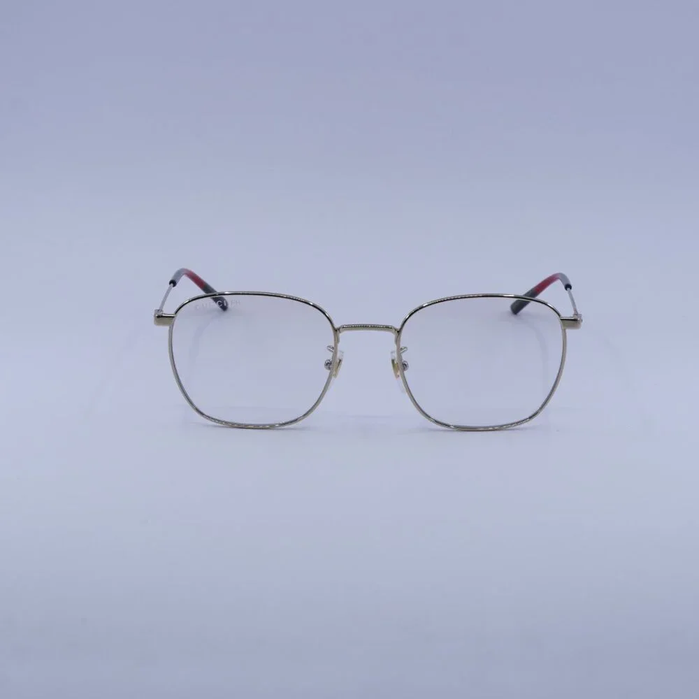 Gucci GG0681S 001 Sunglasses Gold Square Frame, Clear Photochromic Lenses